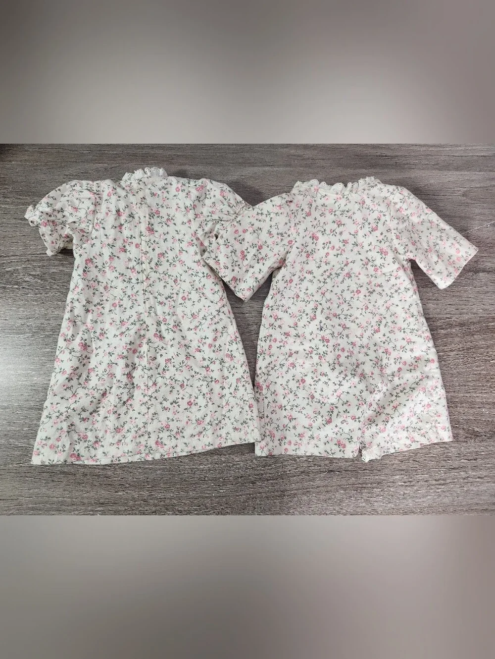 Vintage Dolls Delight Floral Nightgown & Robe For 18